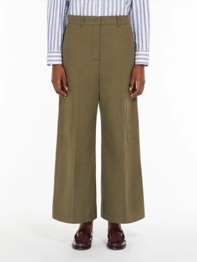 MAX MARA WEEKEND Quiz Trouser in Color Khaki